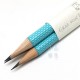 德國 Graf von Faber-Castell 繩紋飾 三入一組 The perfect pencil 補充用完美鉛筆（Turquoise 綠松石）