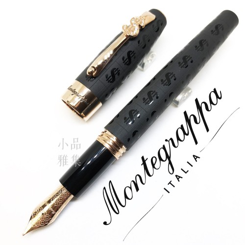 義大利 萬特佳 Montegrappa Ca$h 玫瑰金 鋼筆