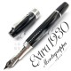 義大利 Montegrappa 萬特佳 Extra 1930 純銀 賽璐珞 18K金 鋼筆（竹炭黑）