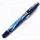 義大利 Montegrappa 萬特佳 Extra 1930 純銀 賽璐珞 18K金 鋼筆（地中海藍）