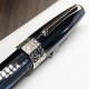 義大利 Montegrappa 萬特佳 EXTRA OTTO 全球限量888支 八角賽璐珞 18K 鋼筆（蝴蝶藍Butterfly Blue）