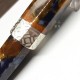 義大利 Montegrappa 萬特佳 EXTRA OTTO 全球限量888支 八角賽璐珞 18K 鋼筆（青金石 Lapis）