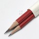 德國 Graf von Faber-Castell 繩紋飾 三入一組 The perfect pencil 補充用完美鉛筆（India Red 印度紅）