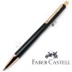 德國 Faber-Castell 輝柏 NEO 黑沙袖珍帝黃金 原子筆（343320）