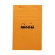 法國 RHODIA N°14 橘色上翻筆記本 110mmx170mm 方格內頁（14200C）