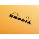 法國 RHODIA N°16 橘色上翻筆記本 148mmx210mm A5 方格內頁（16200C）