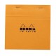 法國 RHODIA N°148 橘色上翻筆記本 148mmx148mm 方格內頁（148200C）