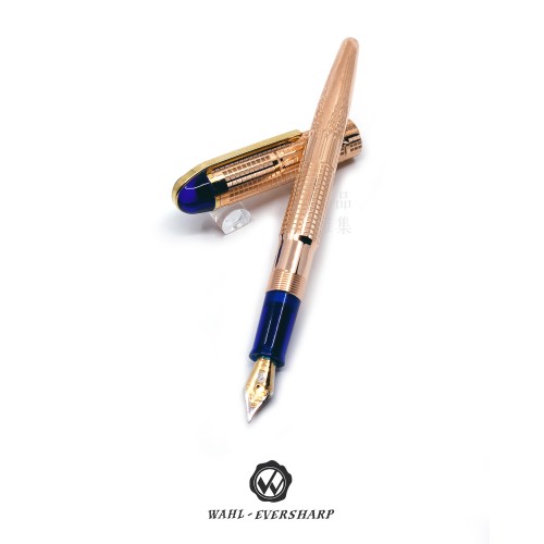 美國 Wahl-Eversharp SKYLINE 100週年 限量100支 SkyScraper Limited Edition 克萊斯勒大廈 水晶玻璃盒 18K金 鋼筆