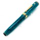 美國 Wahl-Eversharp DECOBAND 飾環系列 Gold Seal Oversized 18K金 氣壓上墨 鋼筆（Jade 翡翠綠 金夾）