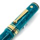 美國 Wahl-Eversharp DECOBAND 飾環系列 Gold Seal Oversized 18K金 氣壓上墨 鋼筆（Jade 翡翠綠 金夾）