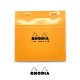 法國 RHODIA N°148 橘色上翻筆記本 148mmx148mm 方格內頁（148200C）