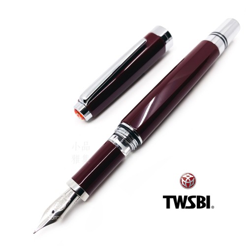 臺灣 TWSBI 三文堂 Classic 活塞鋼筆（酒紅色）現貨1.1mm