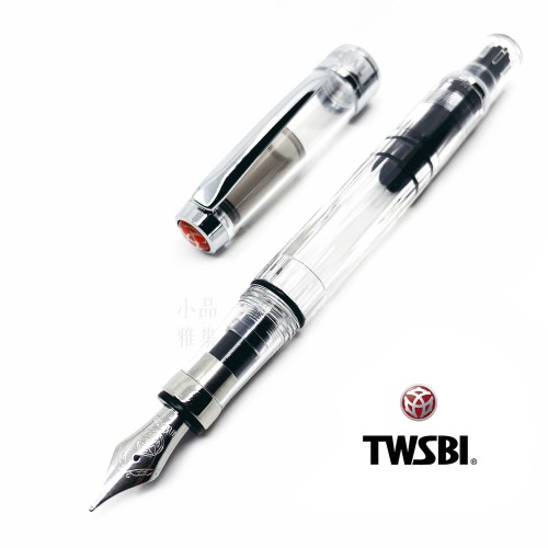 臺灣 TWSBI 三文堂 Diamond ＃580 透明 活塞鋼筆 