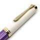 德國 Pelikan 百利金 M600 Violet-White 14K金 紫條鋼筆