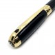 法國 S.T. DUPONT 都彭 LINE D Black lacquer & Gold 鋼珠筆（新款 LARGE系列）