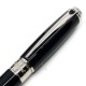 法國 S.T. DUPONT 都彭 LINE D Black lacquer & palladium 14K鋼筆（新款 LARGE系列）