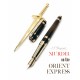 法國 S.T. DUPONT 都彭 LINE D Murder On The Orient Express 東方快車謀殺案 限量 14K金 鋼筆+拆信刀組