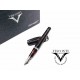 義大利 Visconti 30th週年紀念 Voyager 30系列 負壓上墨 硬橡膠 18K 限量鋼筆（紅色銀夾）