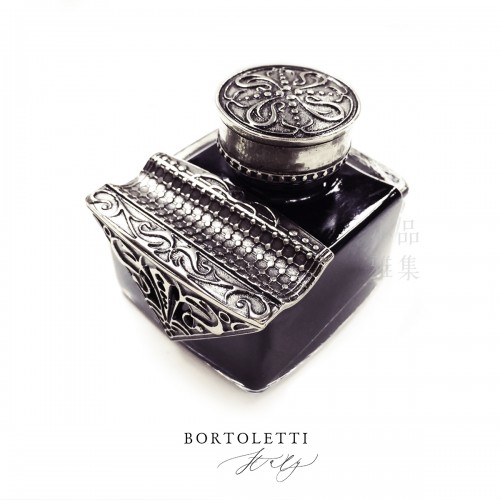 義大利 Bortoletti CAL65 Inkwell 白銅 鋼筆用黑色 墨水瓶