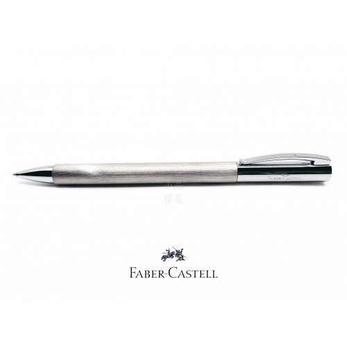 德國 Faber-Castell 輝柏 Ambition 成吉思汗 銀絲不鏽鋼 原子筆（148152）