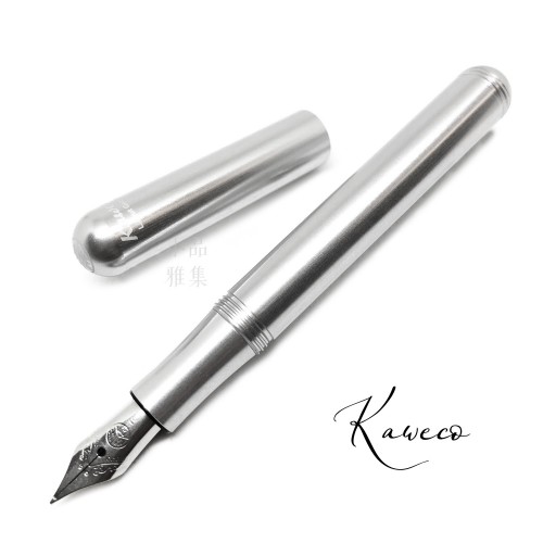 德國 Kaweco Liliput 鋁桿 迷你手帳型 鋼筆（亮銀款）