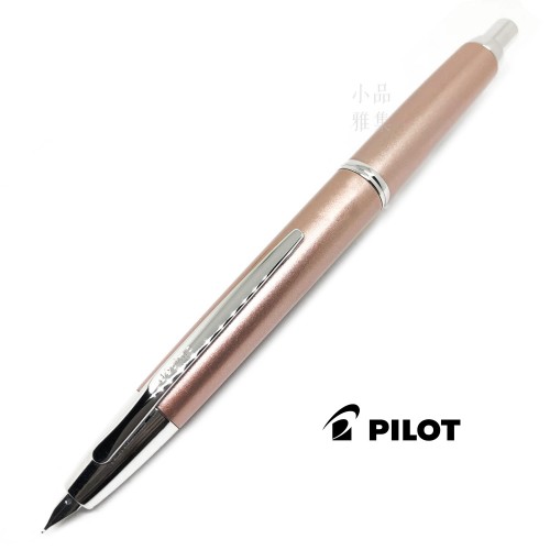 日本 PILOT 百樂 Capless Decimo 18K 鋼筆（香檳粉金色）