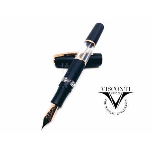 義大利 Visconti Homo Sapiens Crystal Dream 智人 火山熔岩 18K 鋼筆 （2020新款透明觀墨窗）