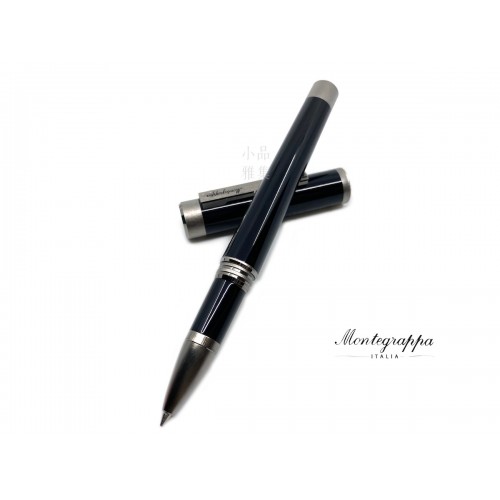 義大利 Montegrappa 萬特佳  ZERO系列 鋼珠筆（槍金屬）