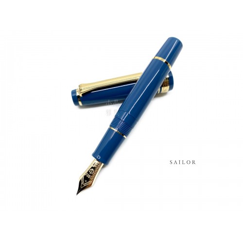 日本 Sailor 寫樂 Professional Gear Slim Mini 14K 鋼筆（AYUR Blue 月藍）