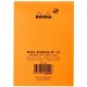 法國 RHODIA N°13 橘色上翻筆記本 105mmx148mm 方格內頁（13200）