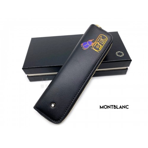 德國 MONTBLANC 萬寶龍 傳承 埃及狂熱系列 一支裝 真皮筆套