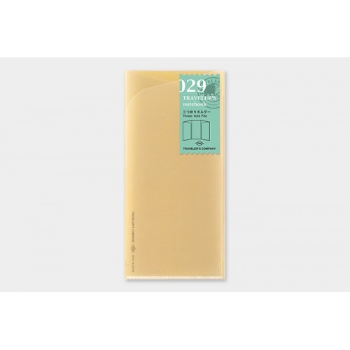 日本 MIDORI TRAVELER'S notebook #029三折資料夾