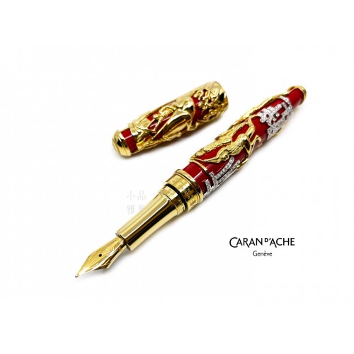 瑞士 卡達 Caran d'Ache Artiste Collection 限量8支 Red Cliff 赤壁 18K金 純金鋼筆