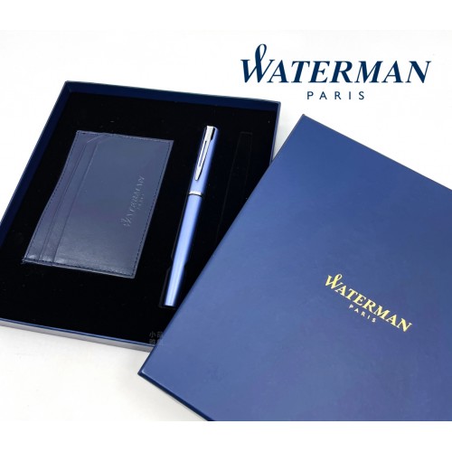 法國 WATERMAN ALLURE 雅律系列 鋼筆 禮盒（海洋藍）