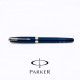 派克 Parker 新款Sonnet 卓爾系列 不鏽鋼尖款 鋼筆（霧藍白夾）