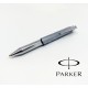 派克 PARKER FACET 超炫系列 多角面 原子筆 （霧銀）