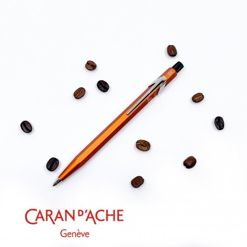 瑞士卡達 Caran d'Ache Nespresso 咖啡膠囊聯名 2mm 工程筆（四代赭色）