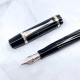  義大利 Montegrappa 萬特佳 限量  Nazionale Flex 彈性尖鋼筆（斑馬黑）