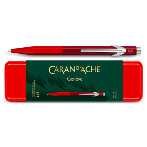 瑞士 卡達 CARAN D'ACHE 849 2021限定版 奇幻森林 聖誕紅 原子筆 