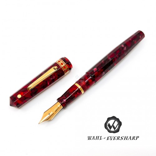 美國 Wahl-Eversharp DORIC系列 OVERSIZE 14K金 鋼筆（MORROCO 摩洛哥紅） 