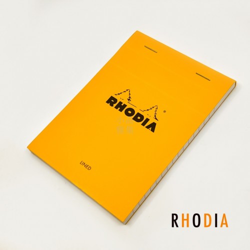 法國 RHODIA N°13 橘色上翻筆記本 105mmx148mm 橫線內頁（13600）