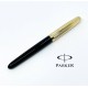 派克 PARKER 51復刻 18K 鋼筆 （黑桿金蓋）