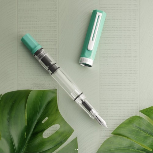 臺灣 TWSBI 三文堂 ECO 活塞鋼筆（松石綠）