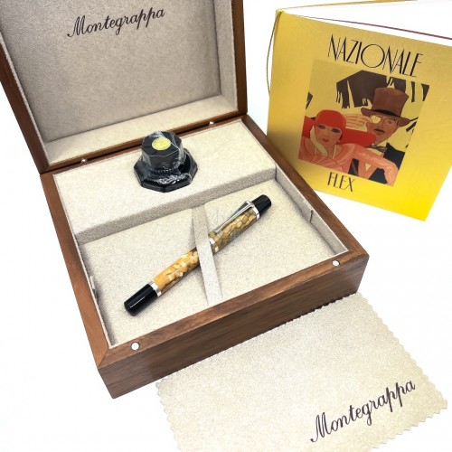 『 預購品 』義大利 Montegrappa 萬特佳 限量  Nazionale Flex 彈性尖鋼筆（印度彩虹）