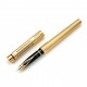 =庫存新品= SHEAFFER 西華 TARGA 鍍金 直條紋 14K 澳洲製 鋼筆/原子筆對筆 