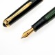 ☆典藏老筆☆ PELIKAN 百利金 400NN 黑縞 賽璐珞 鋼筆 (庫存新品 #YY2419D)