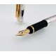  ☆典藏老筆☆ 德國 MONTBLANC 萬寶龍 貴族銀桿鋼筆 18K EF尖 ( 全新品 #YY1839D)