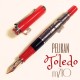 德國 Pelikan 百利金 m710 Toledo 小紅銀鵰 18K金 鋼筆