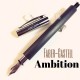 德國 Faber-Castell 輝柏 Ambition 成吉思汗 天然樹脂纖維 鋼筆（黑色款）