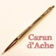 瑞士卡達Caran d'Ache ECRIDOR 艾可朵 CHEVRON V型麥紋 鍍金 0.7mm 自動鉛筆